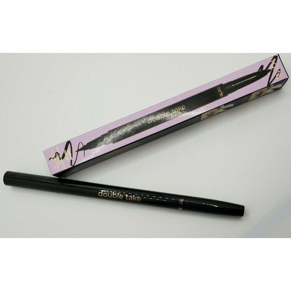 Tarte BLACK Double Take Eyeliner~ Double Sided Liquid & Gel Vegan  ~ NIB